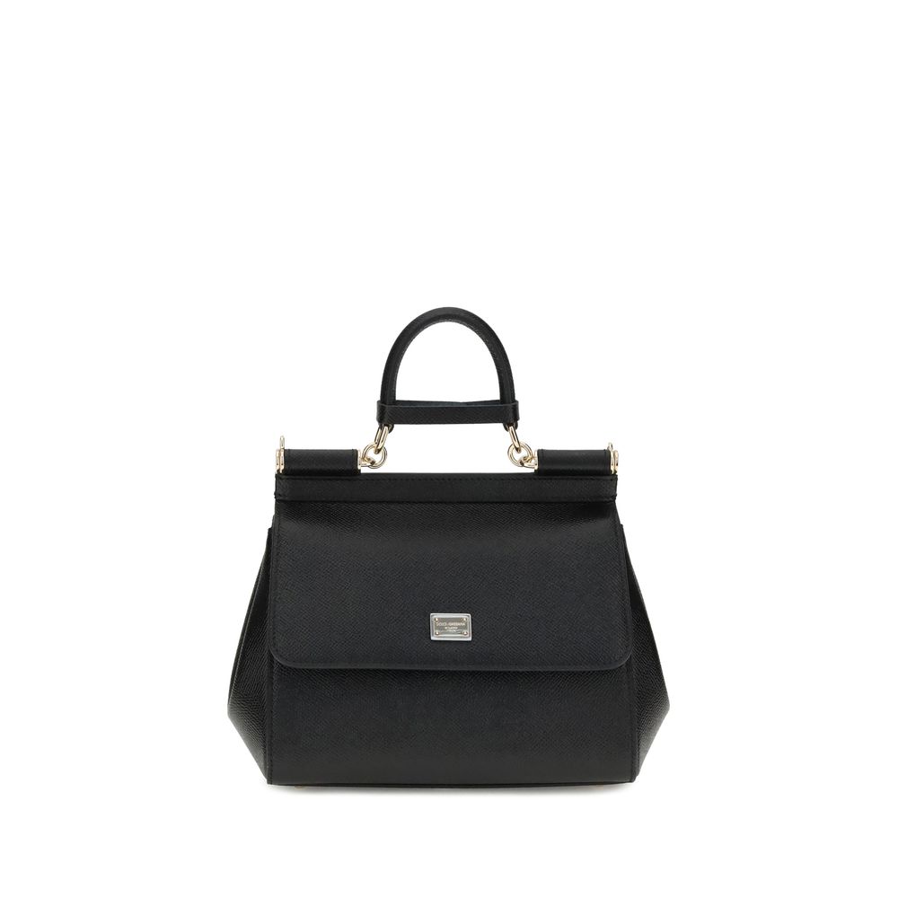 Sac à main Dolce&Gabbana en cuir noir