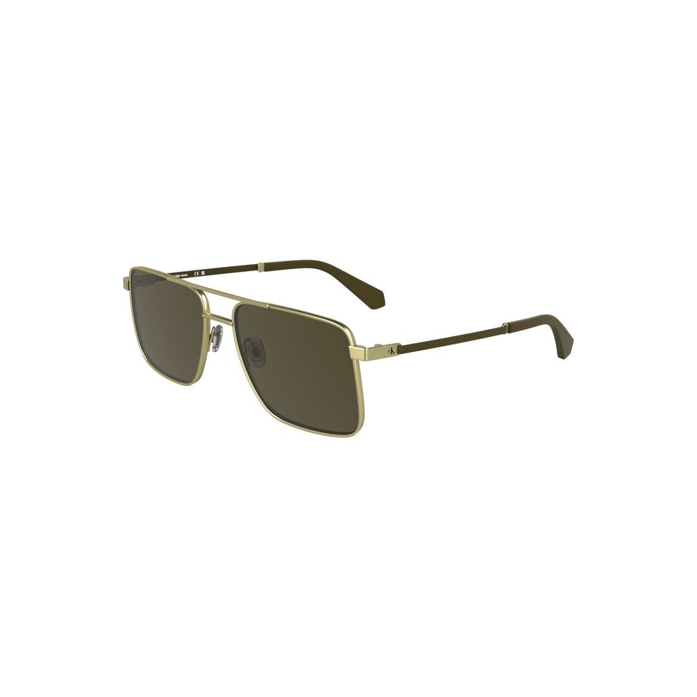 Lunettes de soleil Calvin Klein dorées