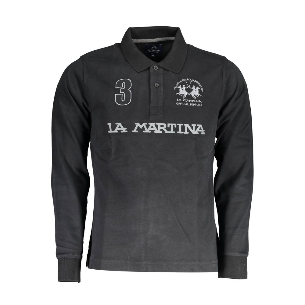 Polo La Martina long noir
