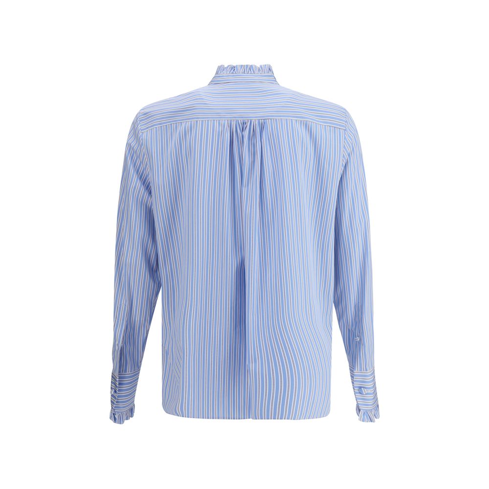 Chemise Valentino à plastron rayée multicolore