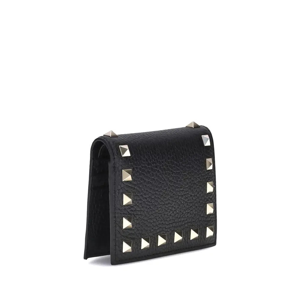 Portefeuille Valentino Garavani Rockstud noir Valentino Garavani