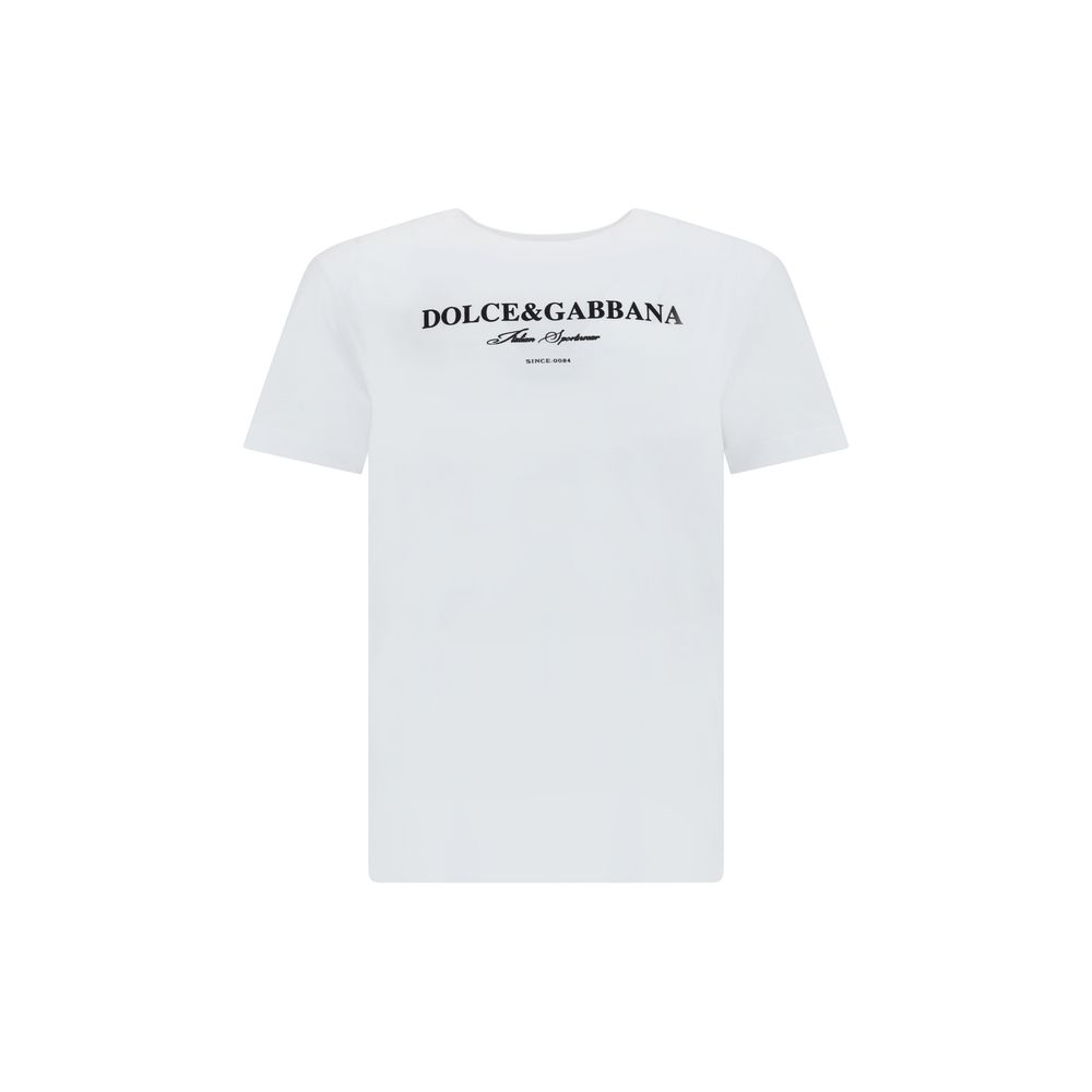 T-shirt Dolce&Gabbana logo blanc