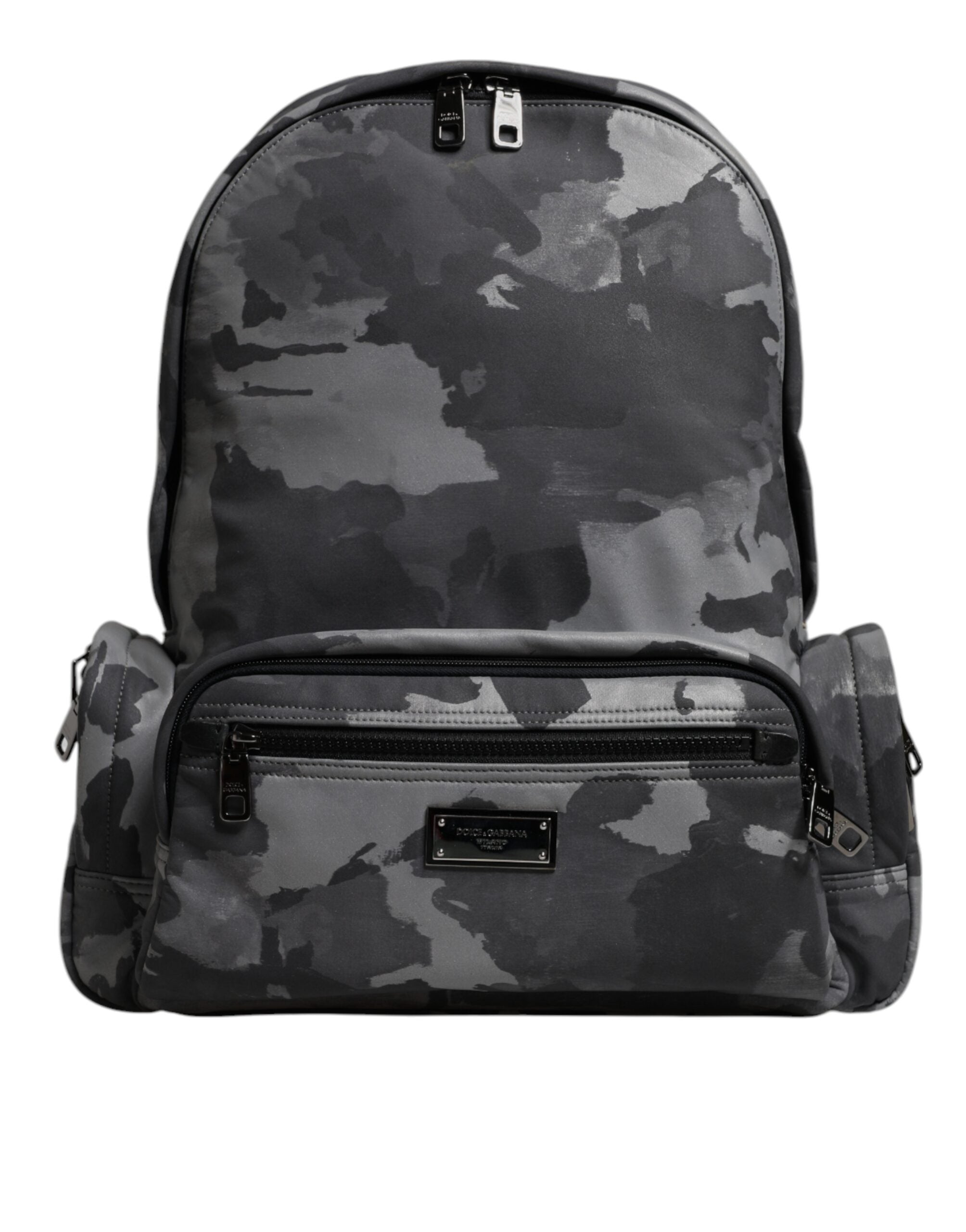 Sac à dos Dolce & Gabbana camouflage gris