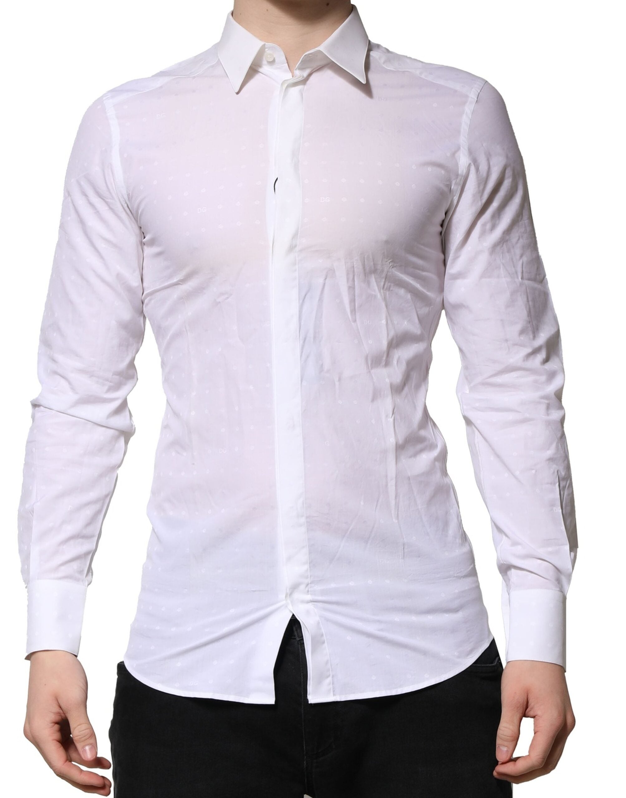 Chemise Dolce & Gabbana GOLD blanche