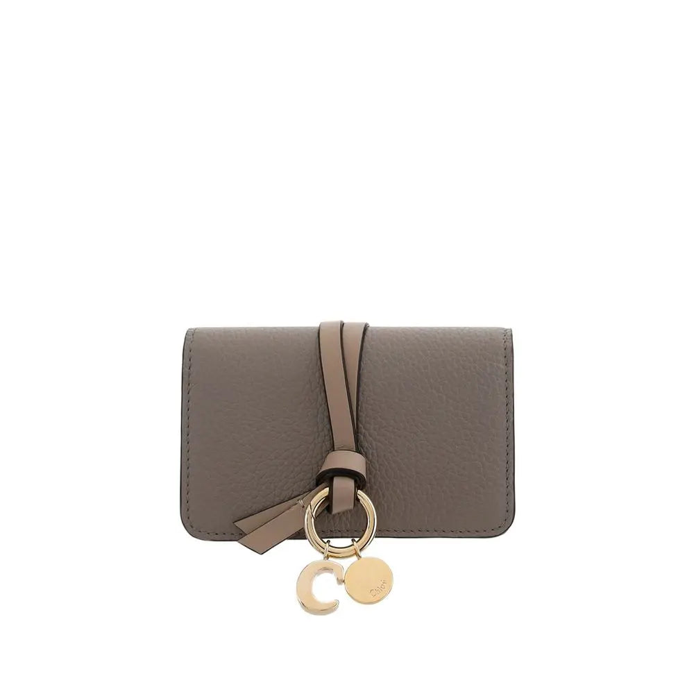 Portefeuille Chloé Alphabet marron Chloé