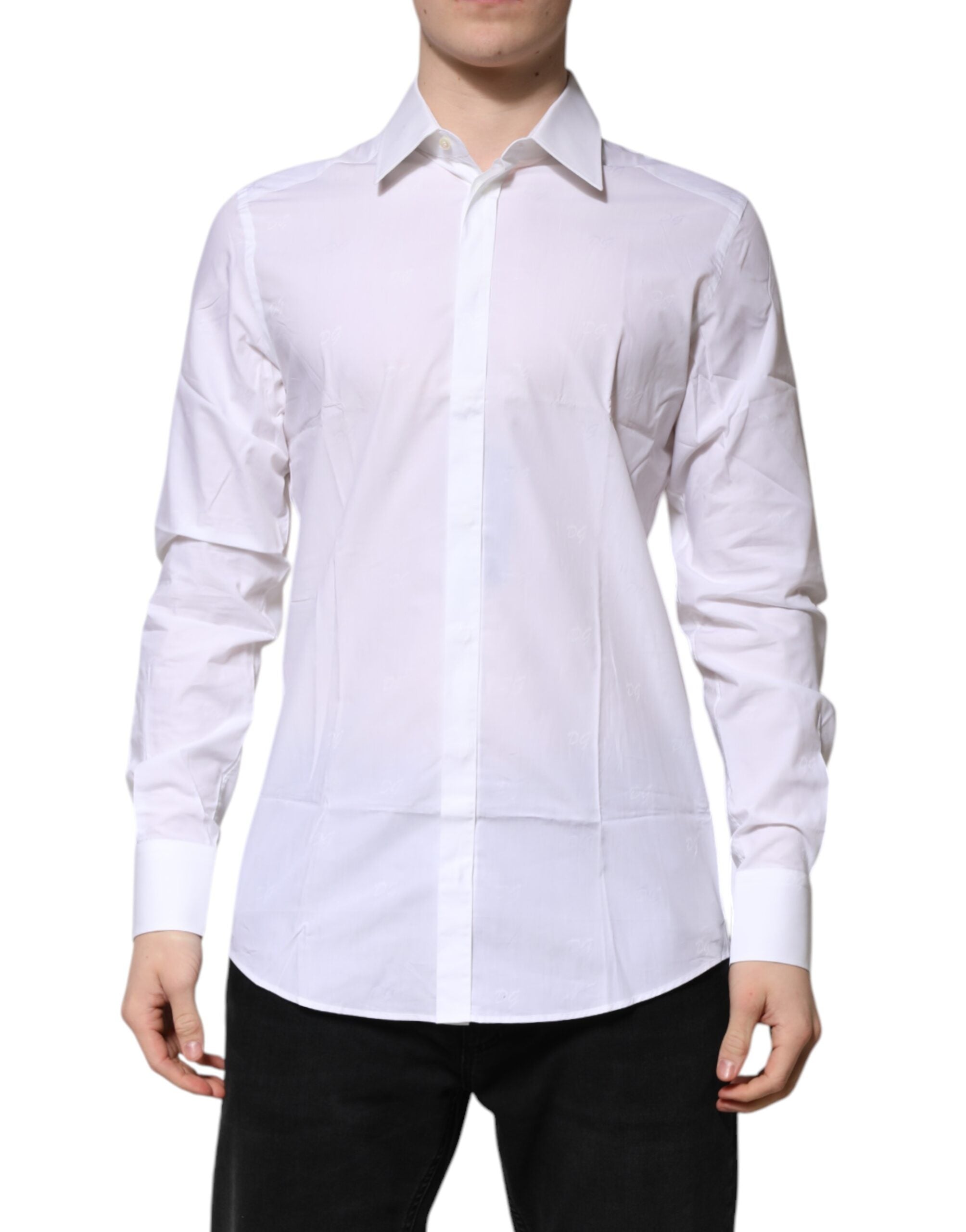 Chemise Dolce & Gabbana GOLD blanche