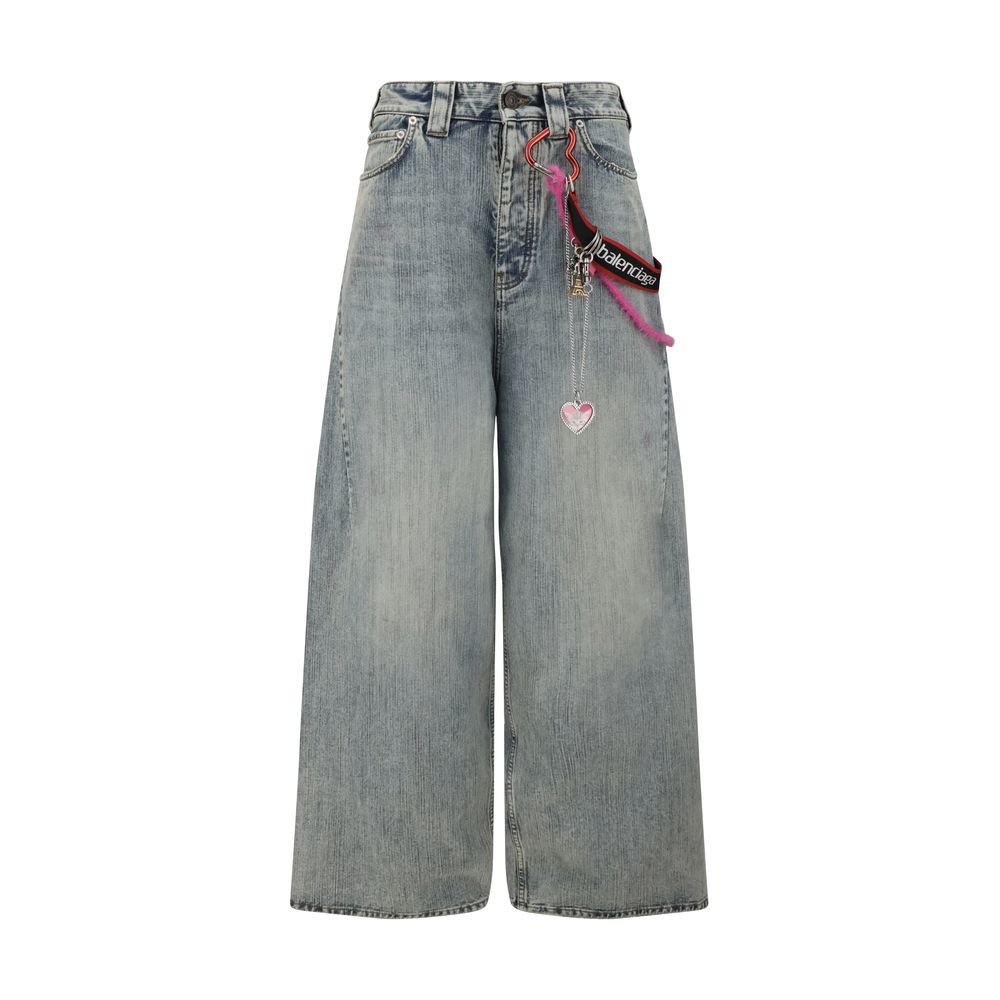 Jeans Balenciaga Wide Leg bleus