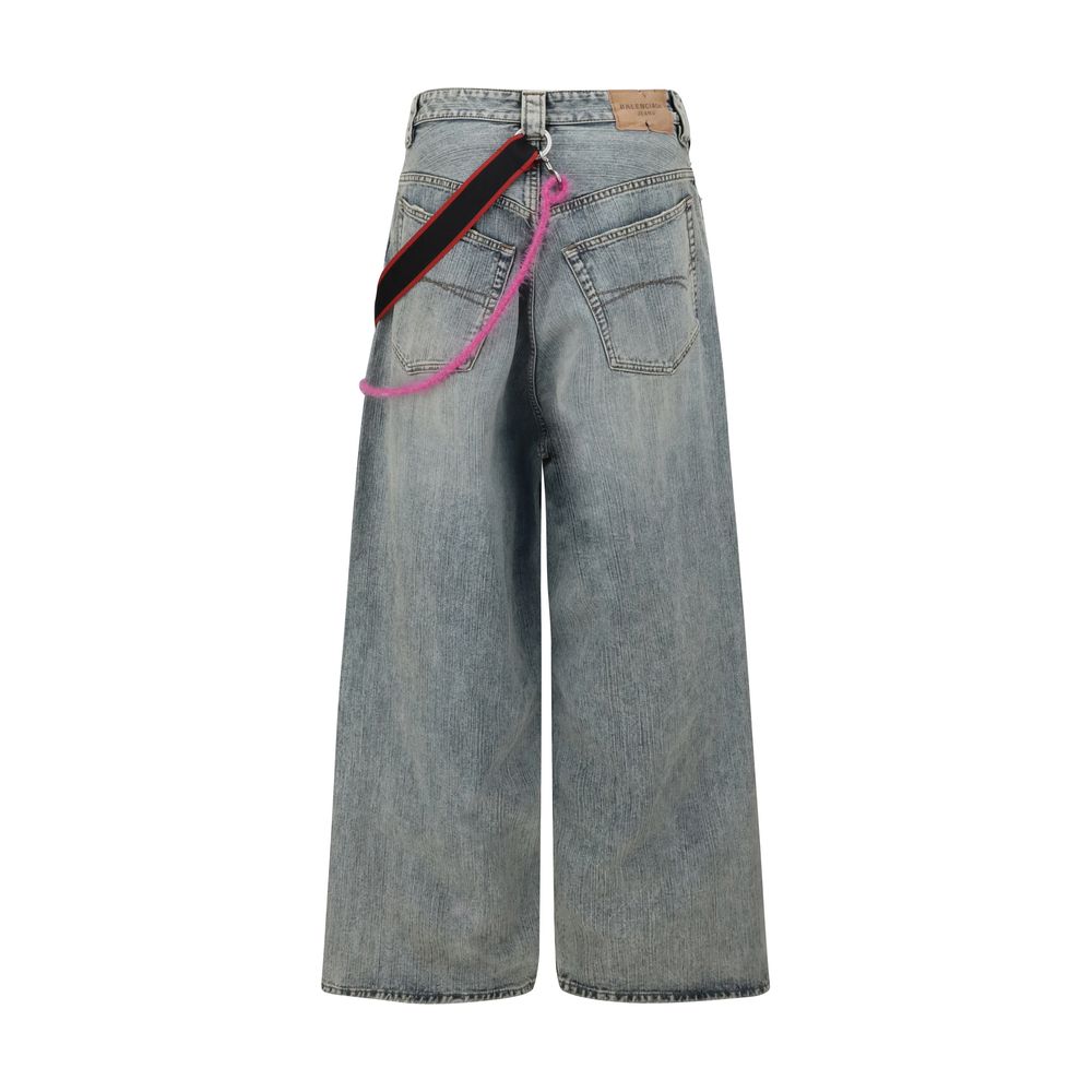 Jeans Balenciaga Wide Leg bleus