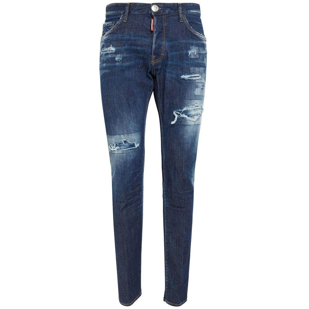 Jean Dsquared2 Cool Guy bleu légèrement délavé