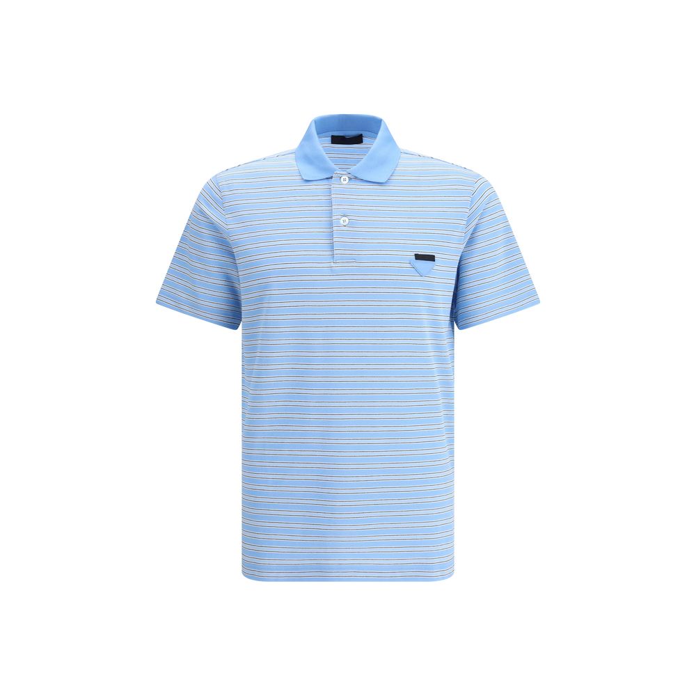 Polo Prada Striped bleu et blanc