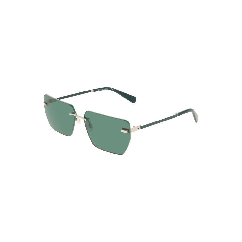 Lunettes de soleil Calvin Klein vertes