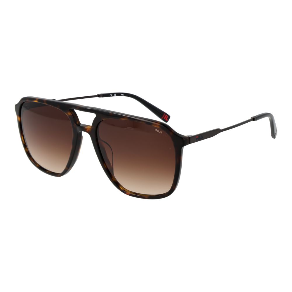 Lunettes de soleil Aviator brunes