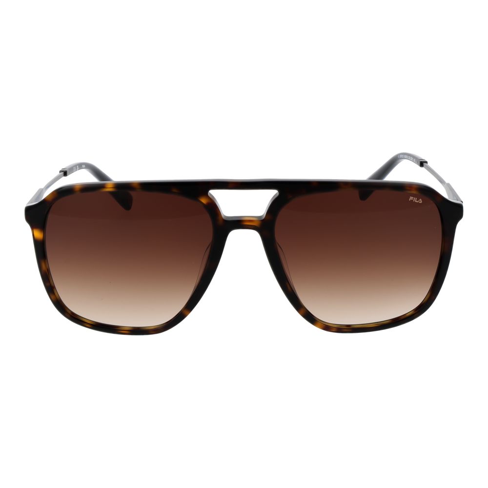 Lunettes de soleil Aviator brunes