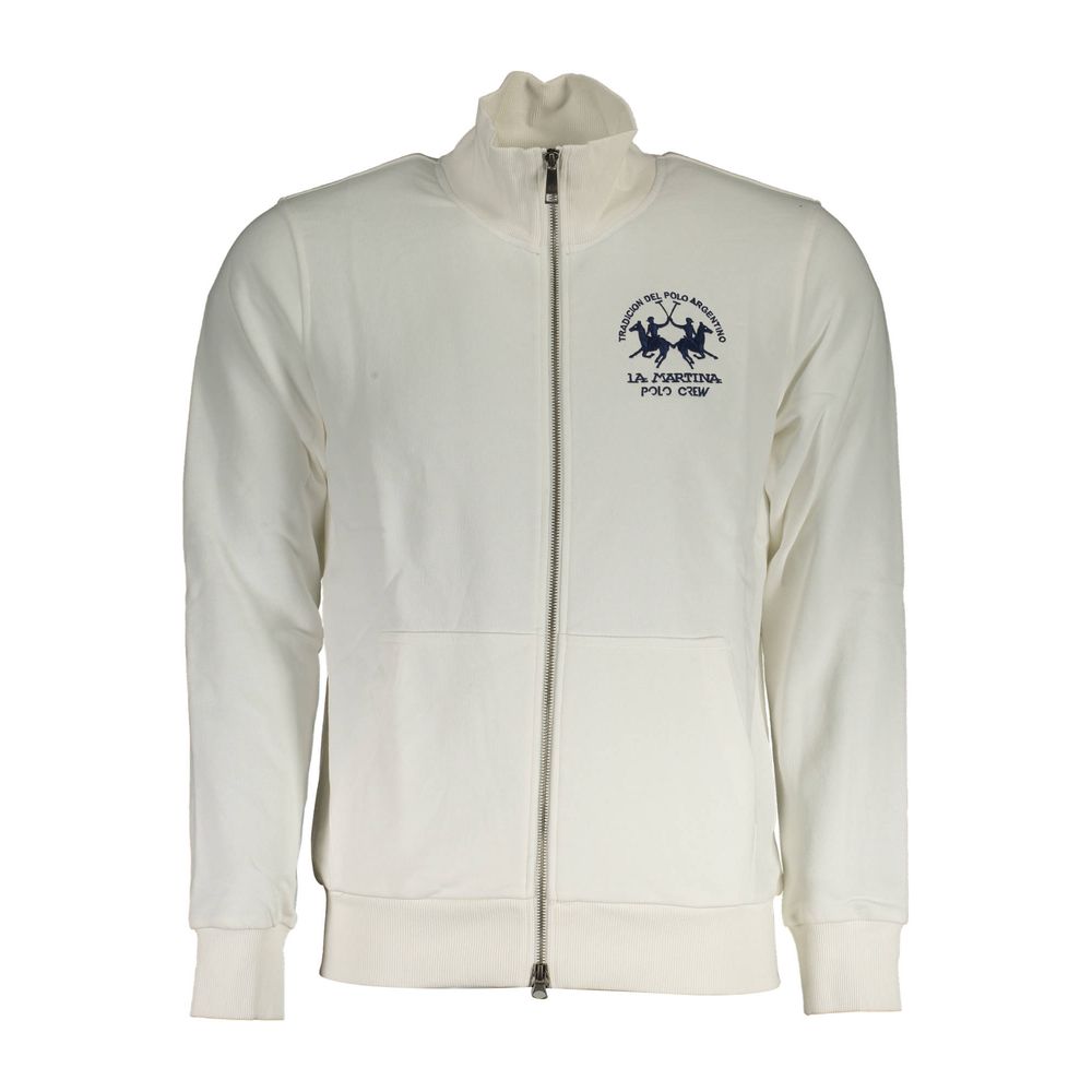 Sweatshirt La Martina blanc