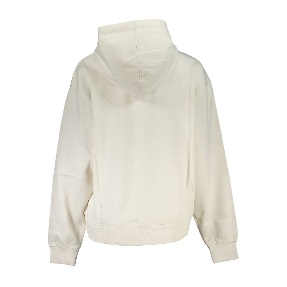 Sweatshirt Calvin Klein à capuche blanc