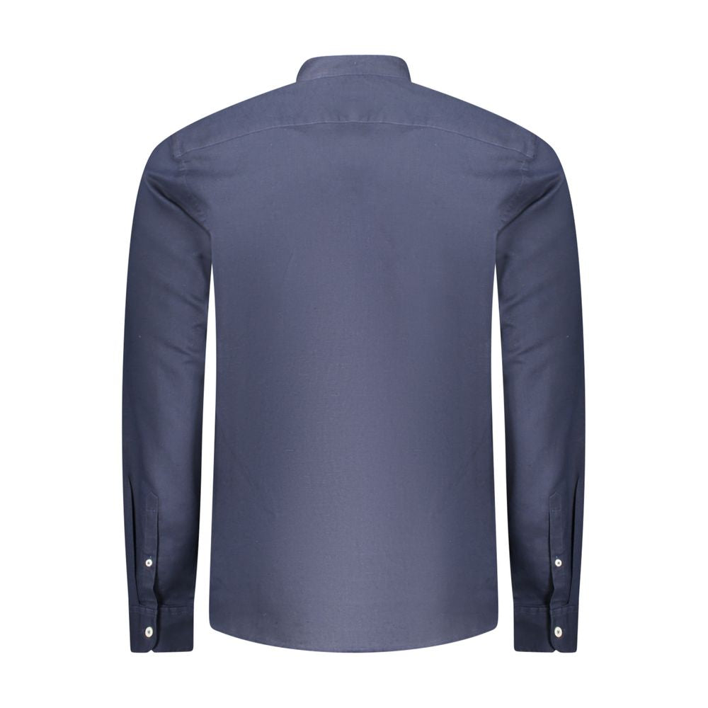 Chemise Blue mandarin bleue