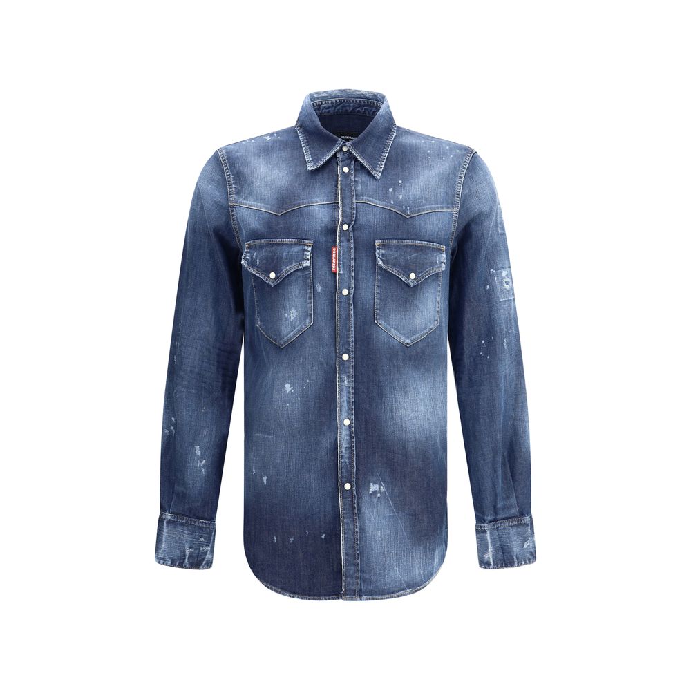 Chemise Dsquared2 Western denim vintage