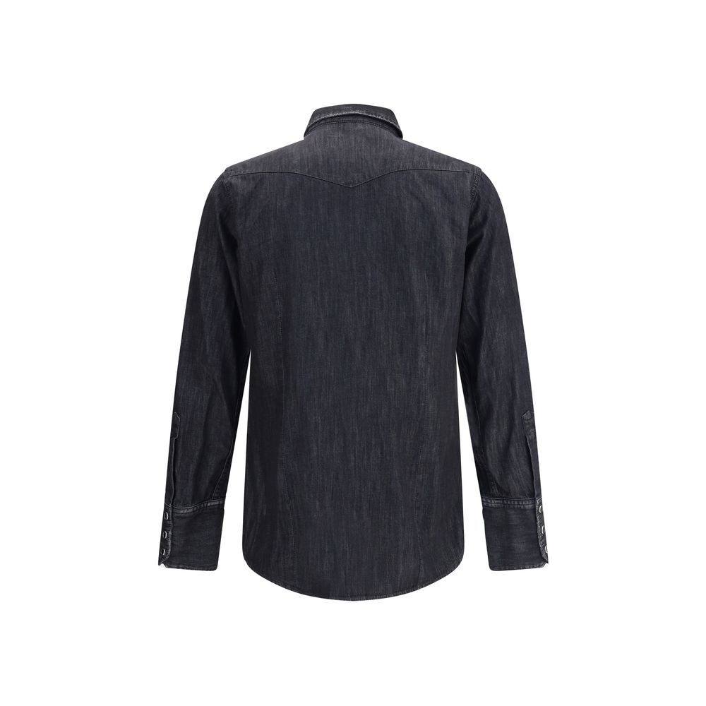 Chemise Dsquared2 Western bleue