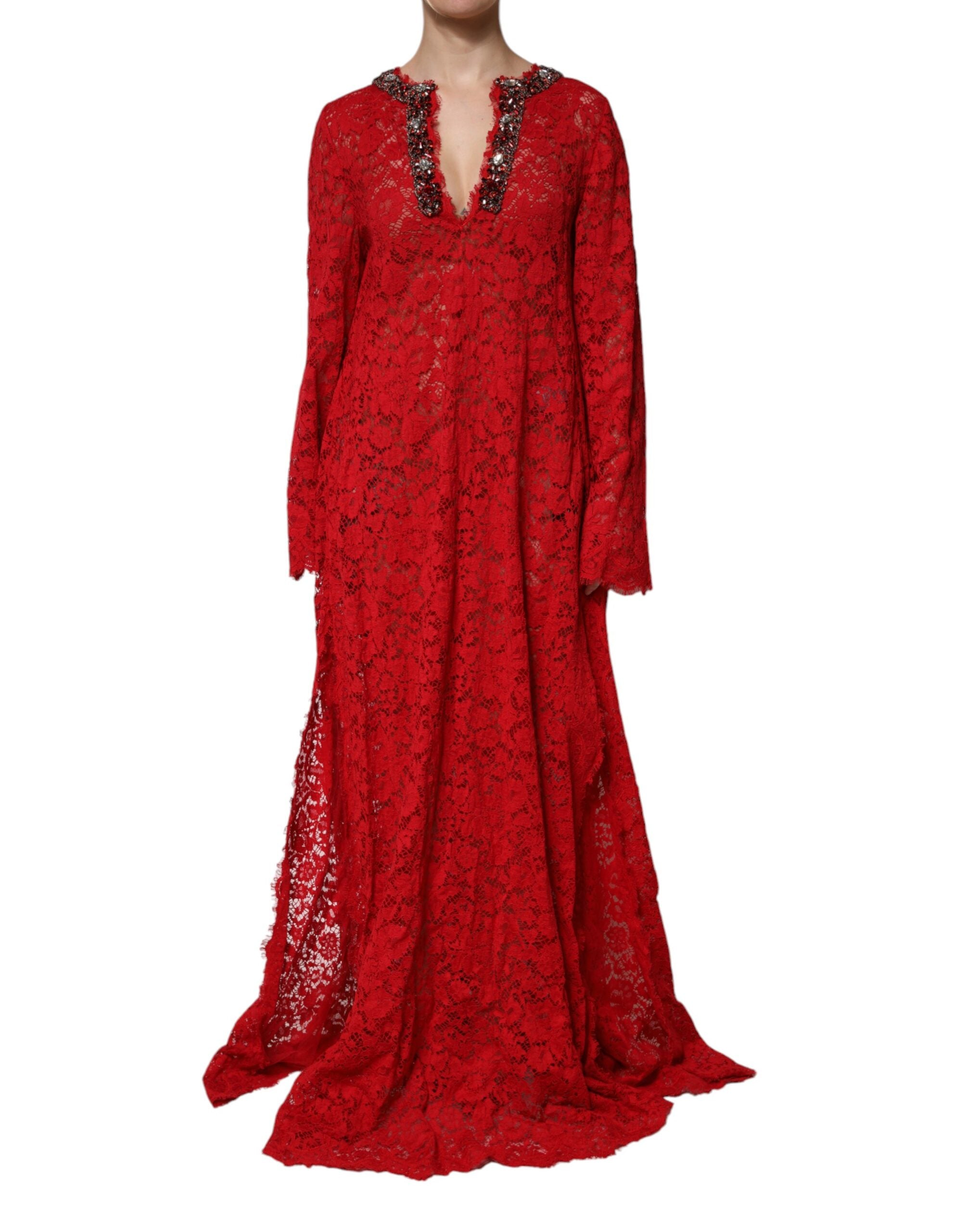 Robe Dolce & Gabbana longue rouge