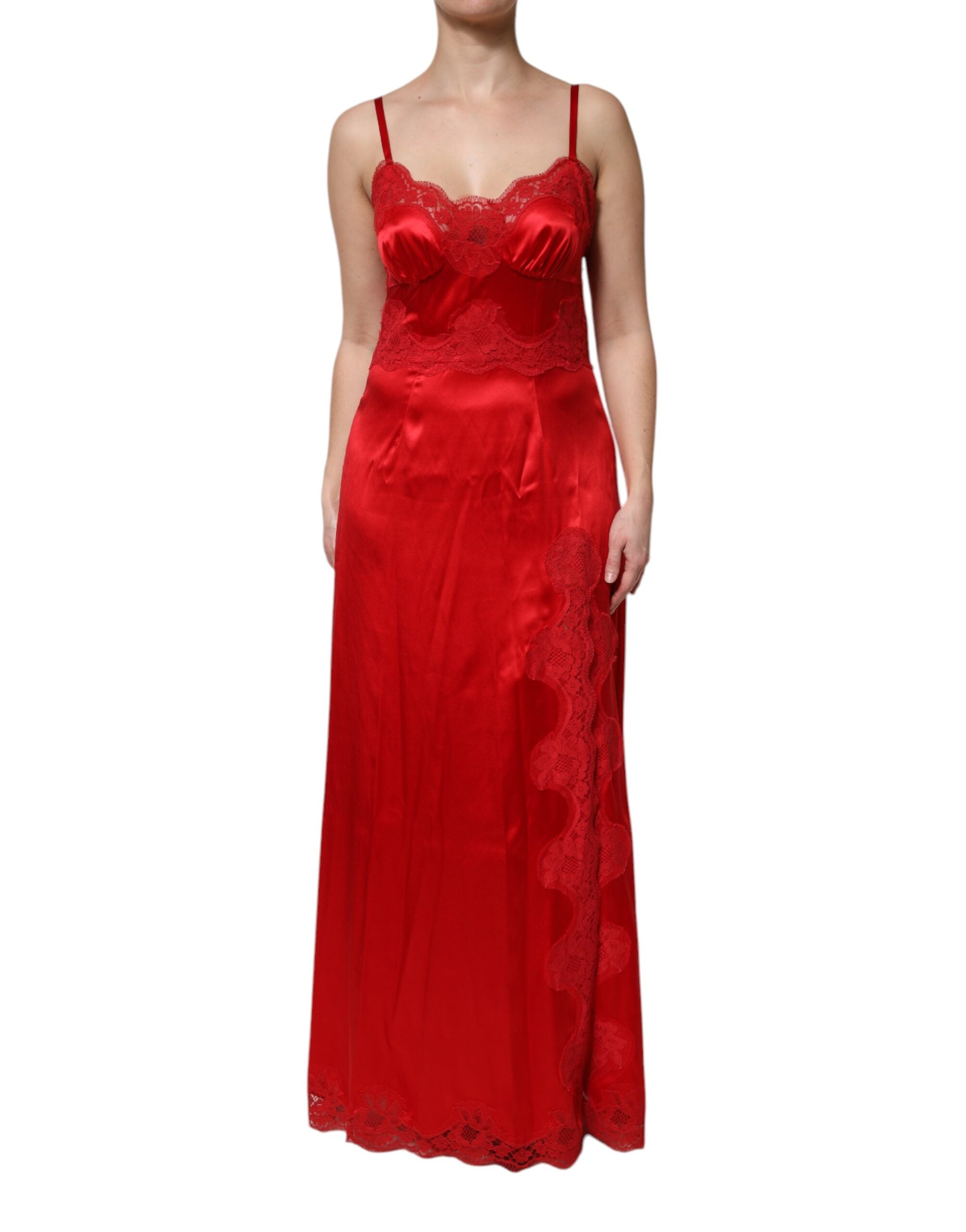 Robe Dolce & Gabbana maxi rouge