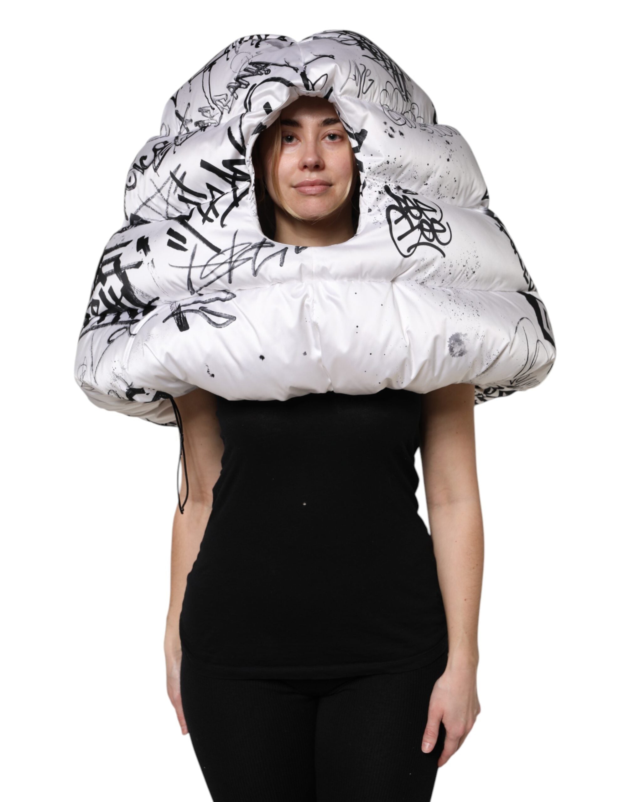 Chapeau DOLCE & GABBANA à capuche blanc