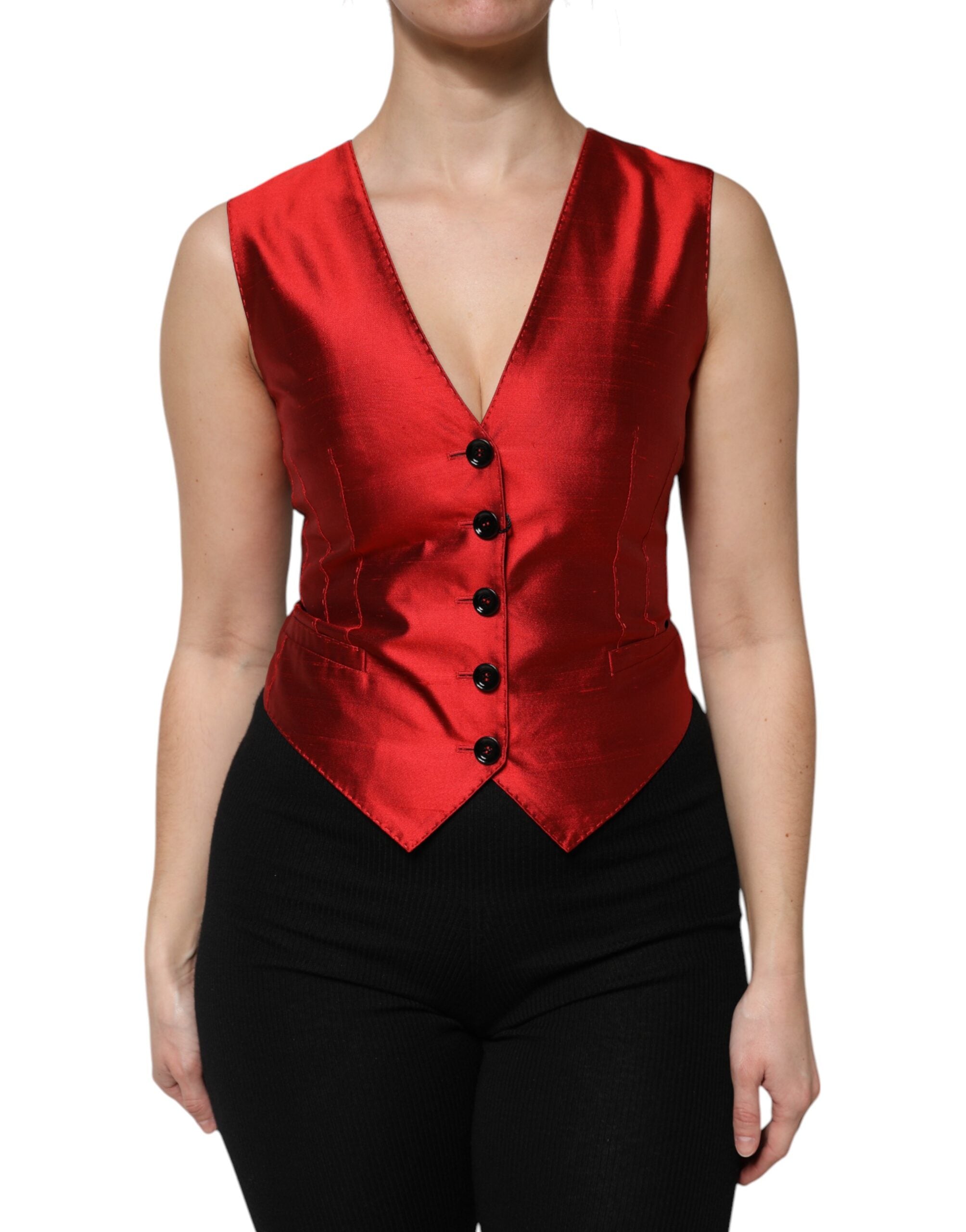 Top Dolce & Gabbana rouge et noir