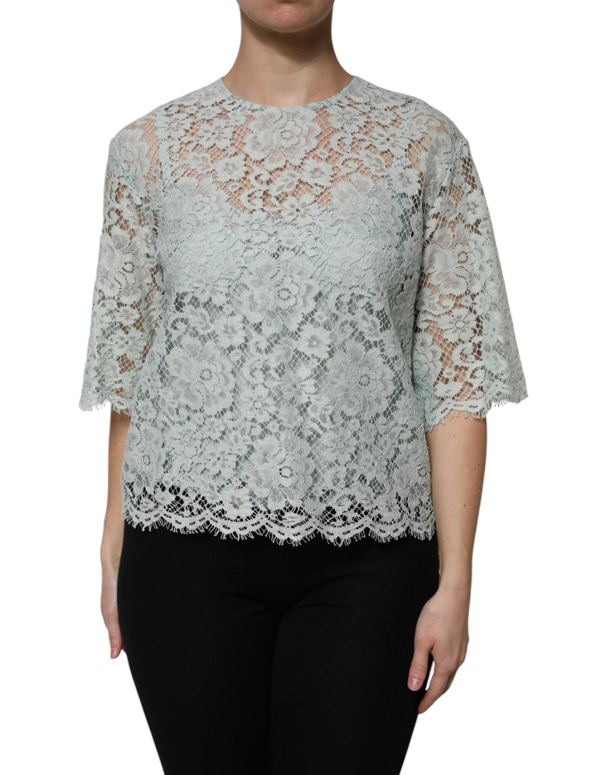 Blouse Dolce & Gabbana mint verte
