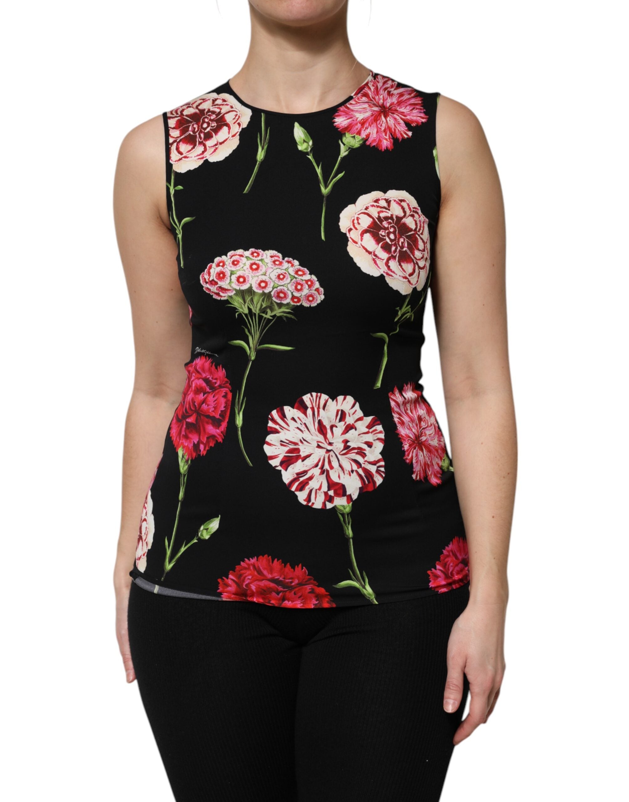 Blouse Dolce & Gabbana sans manches noire