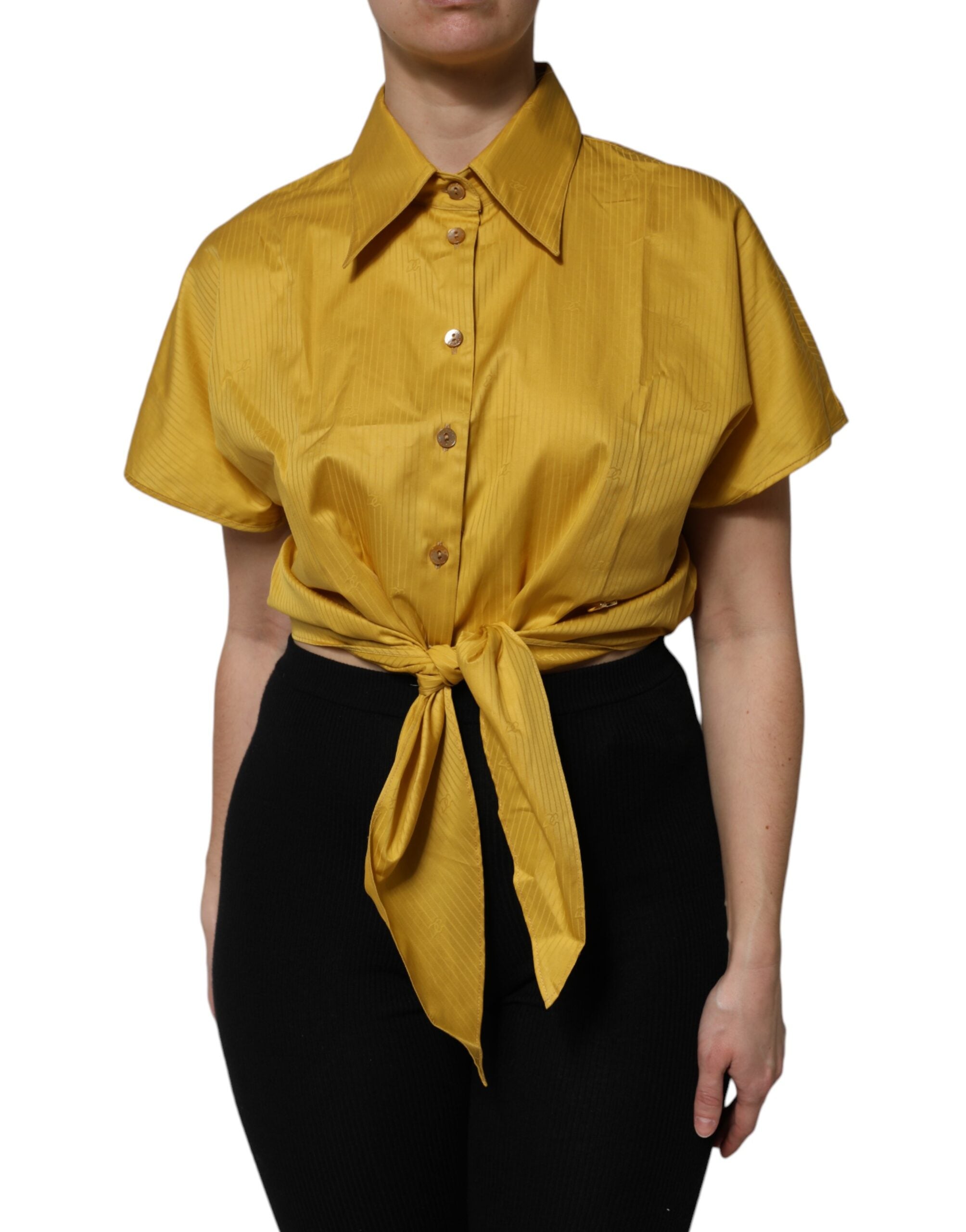 Blouse Dolce & Gabbana collier moutarde