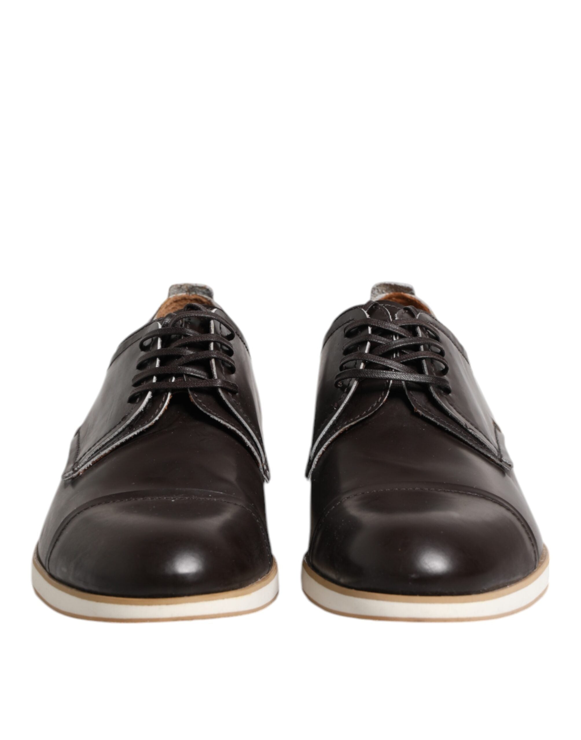 Chaussures Derby Pollini marron foncé