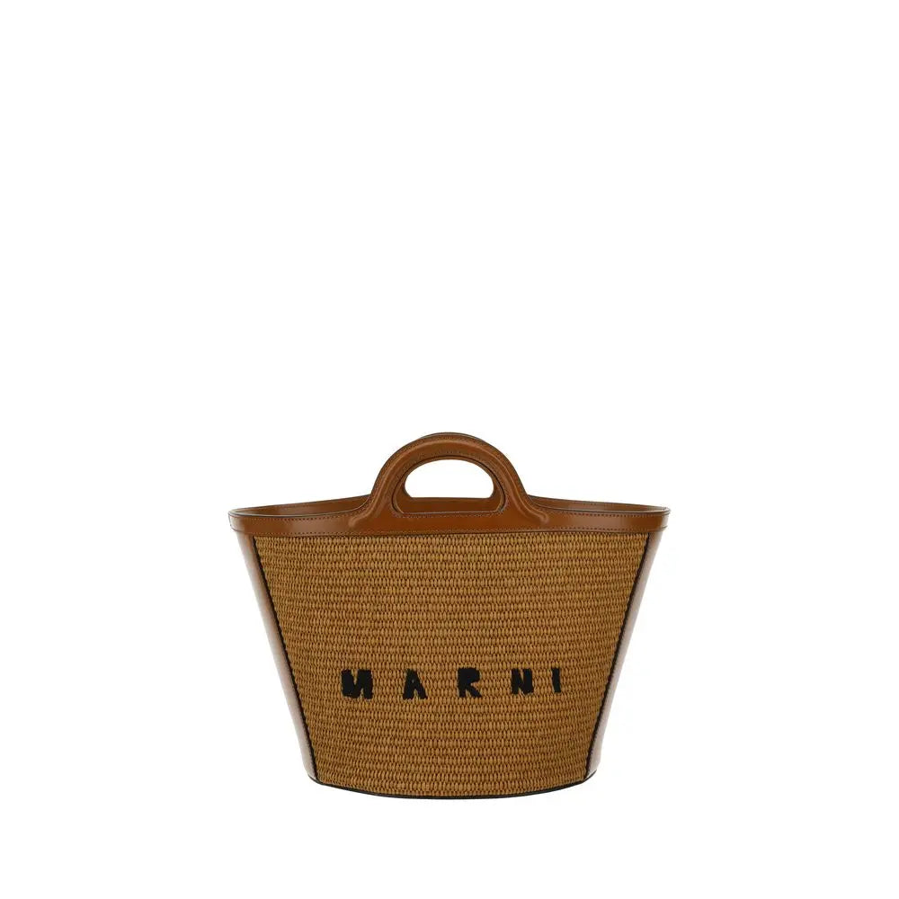 Sac seau Marni Tropicalia beige Marni