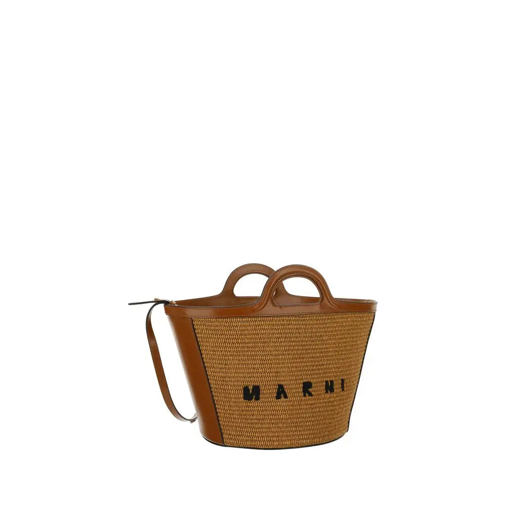 Sac seau Marni Tropicalia beige Marni