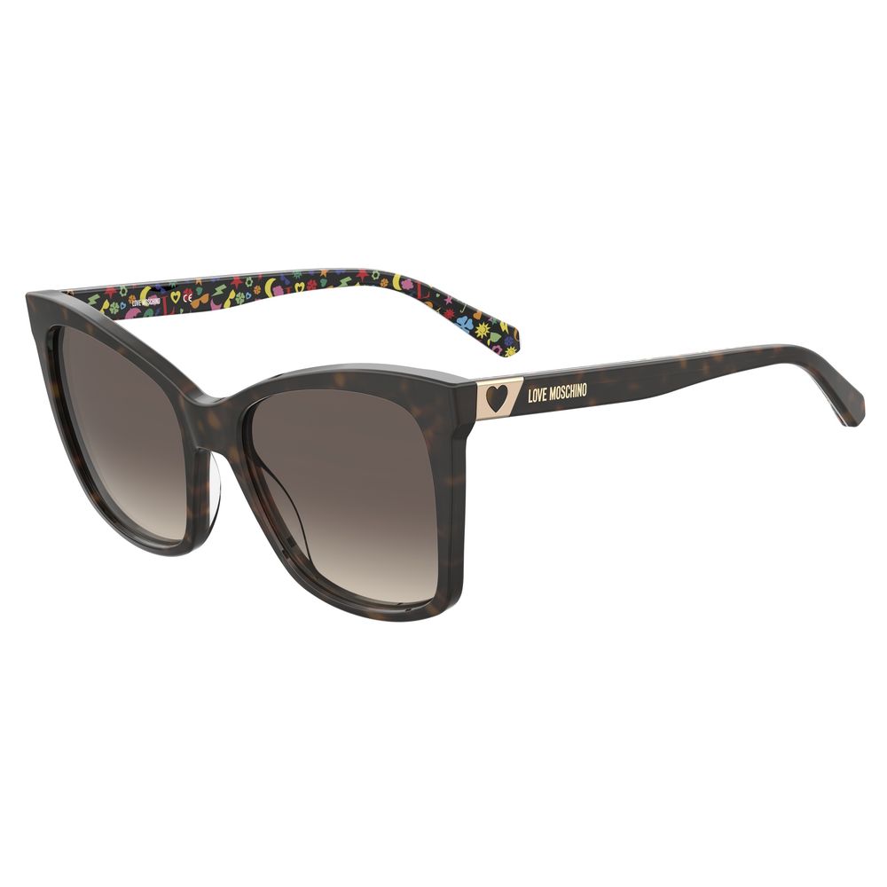 Lunettes Love Moschino brunes