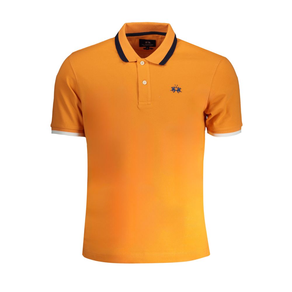 Polo orange slim fit orange