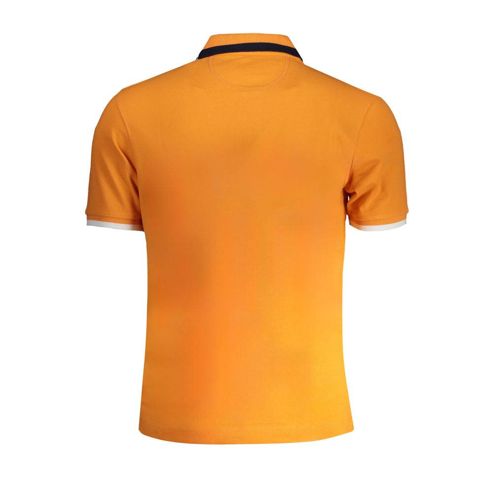 Polo orange slim fit orange