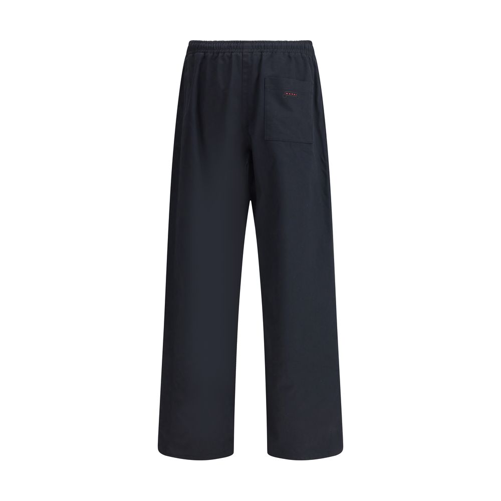 Pantalon Marni décontracté bleu