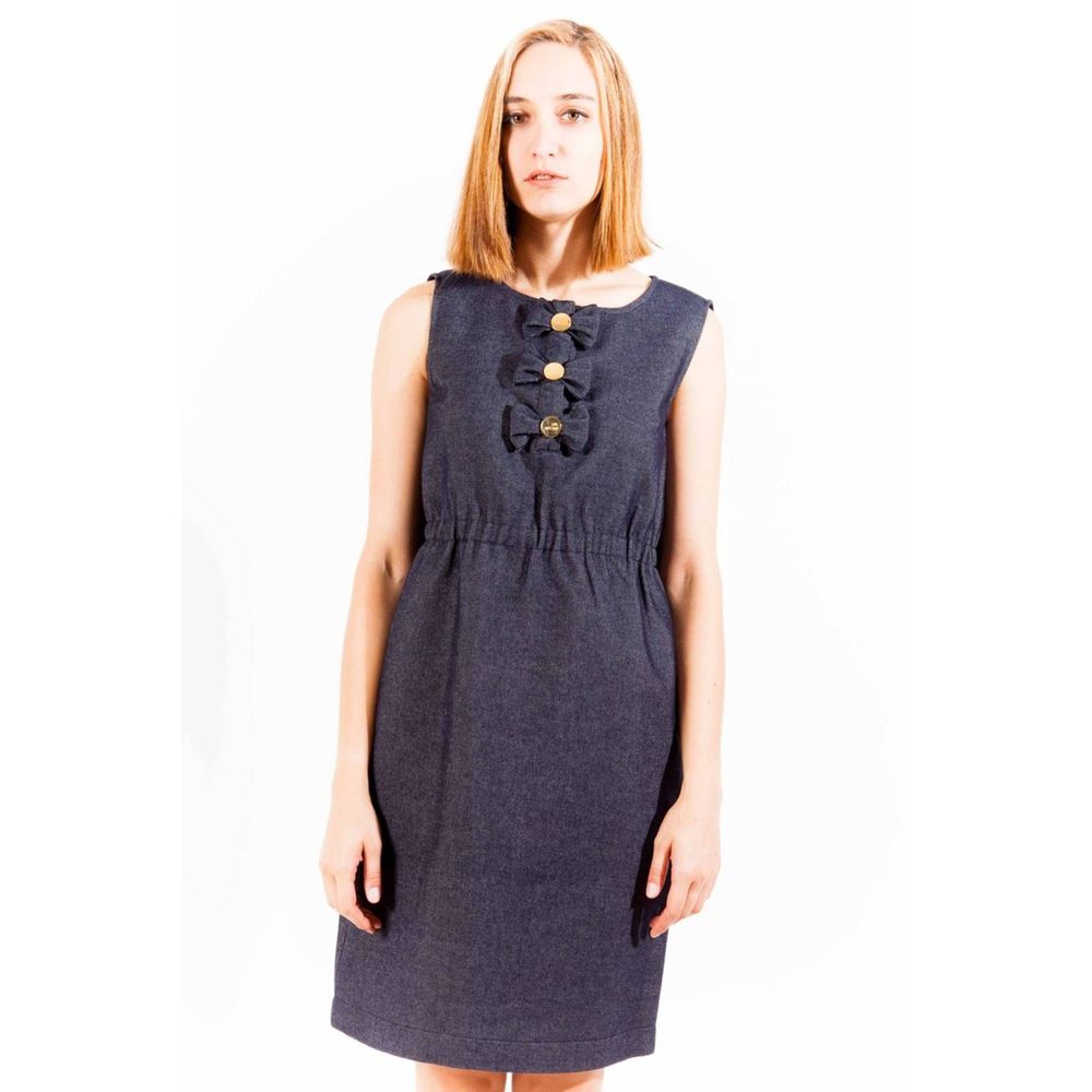 Robe Love Moschino sans manches bleue