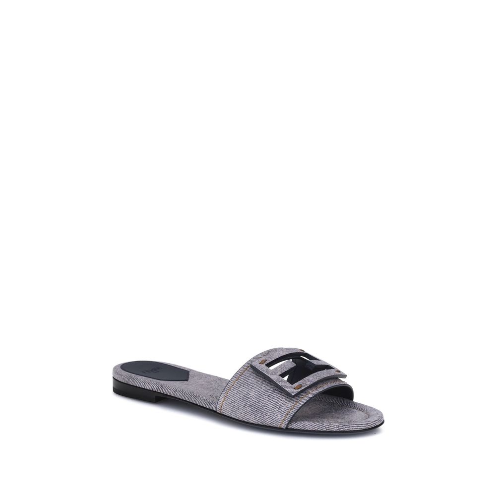 Sandales Fendi Baguette denim