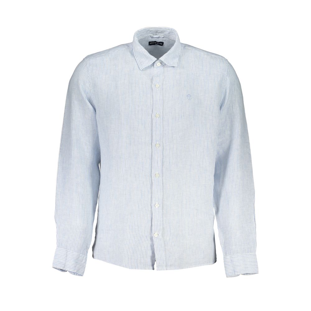 Chemise North Sails rayée bleu clair