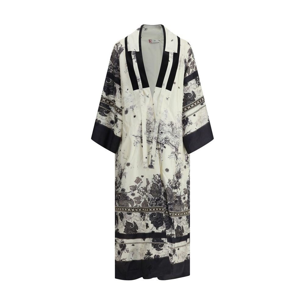 Kimono Hui Milano Fava imprimé