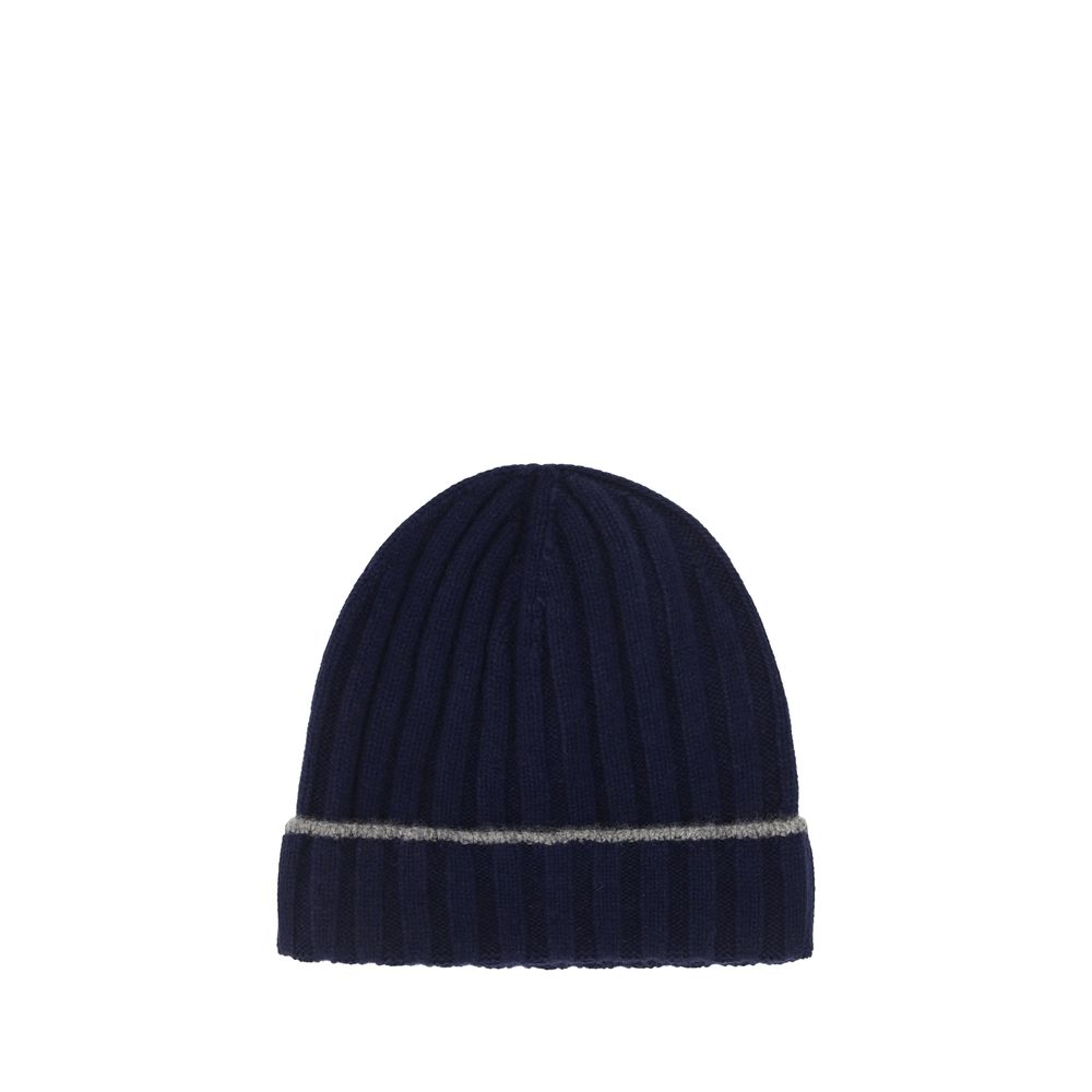 Bonnet Brunello Cucinelli monochrome gris