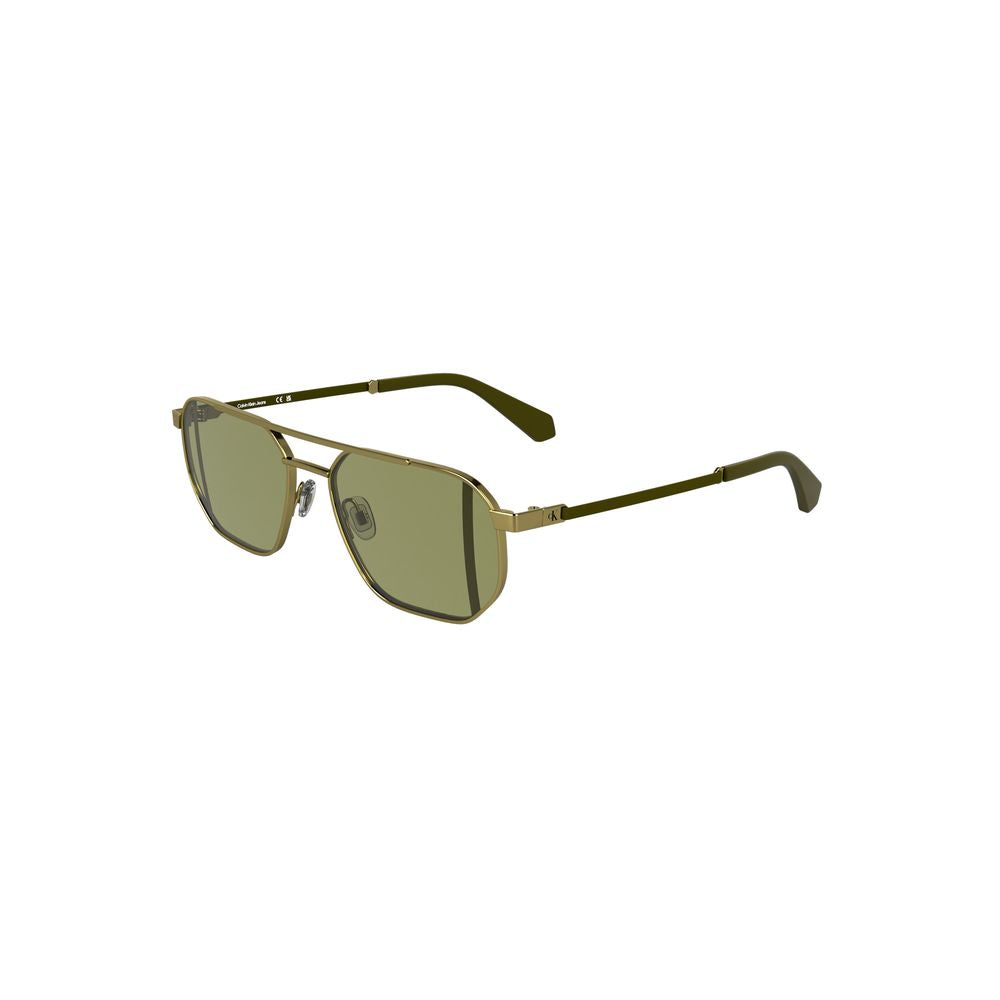 Lunettes de soleil Calvin Klein dorées
