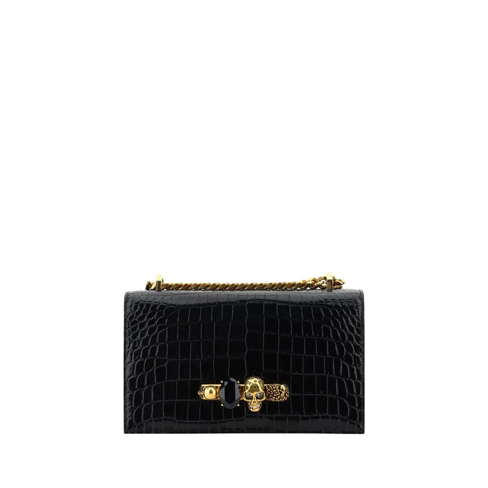 Sac bandoulière Alexander McQueen Calfskin noir Alexander McQueen