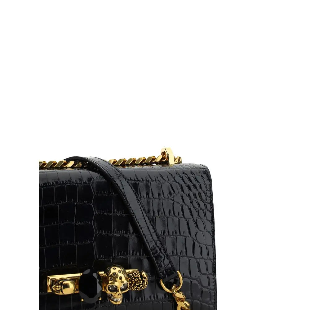 Sac bandoulière Alexander McQueen Calfskin noir Alexander McQueen