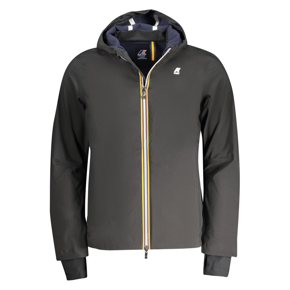 Veste K-Way à capuche noire
