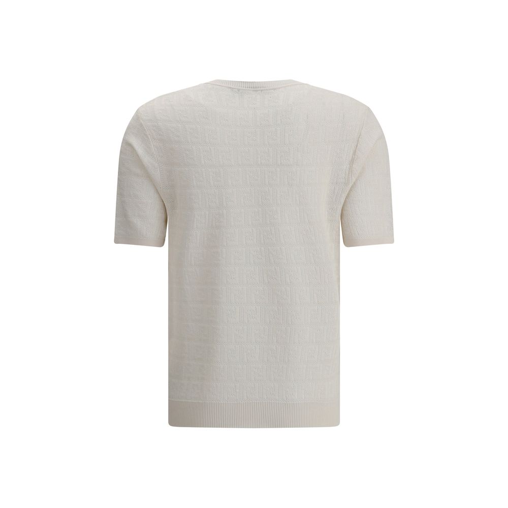 T-shirt Fendi avec motif FF ton sur ton