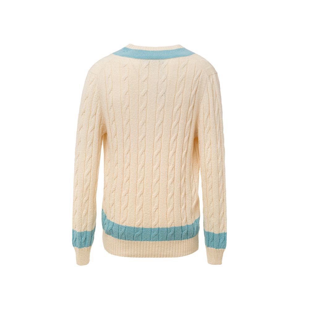 Pull Gran Sasso P20252315417403005 blanc/bleu clair