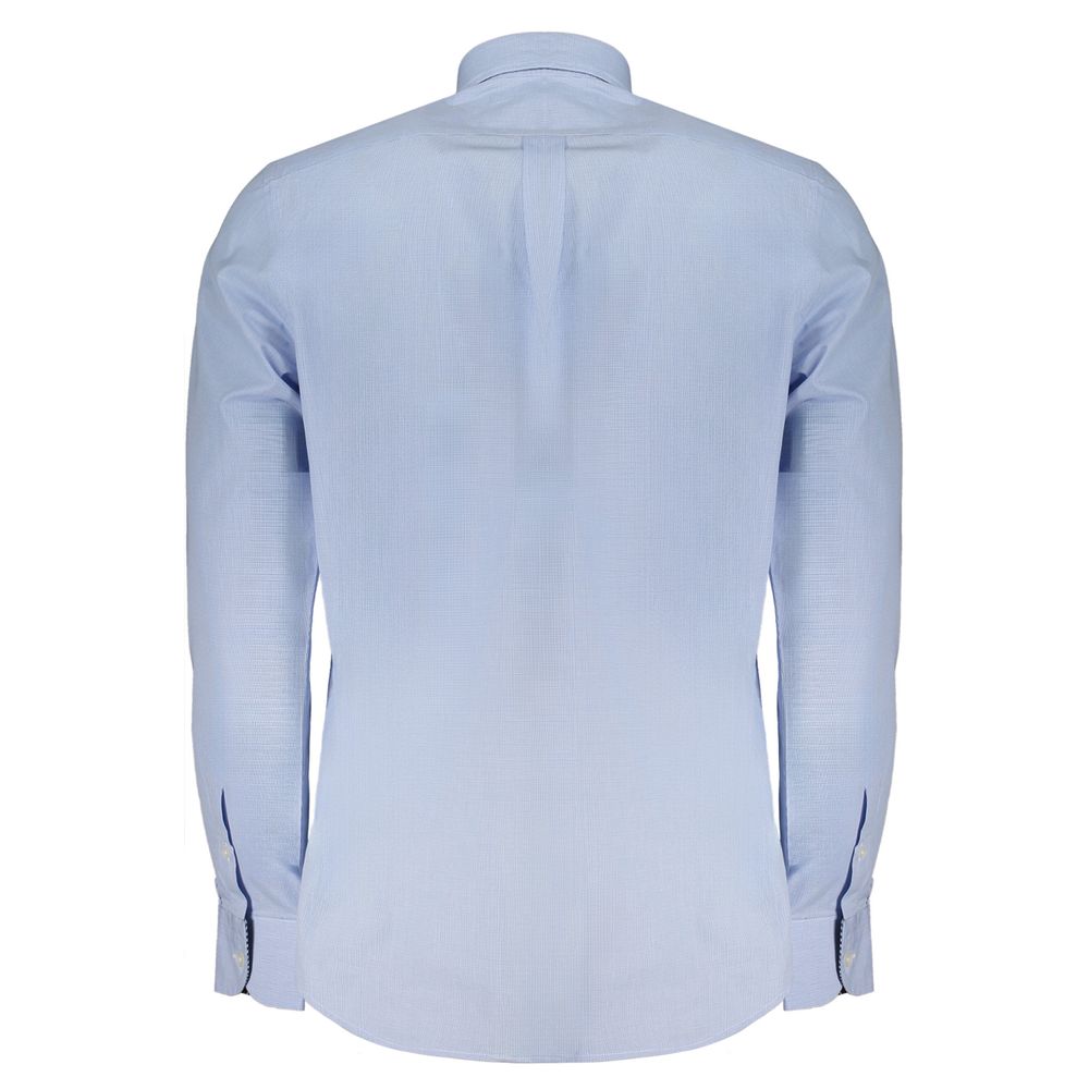 Chemise Harmont & Blaine à carreaux bleu clair