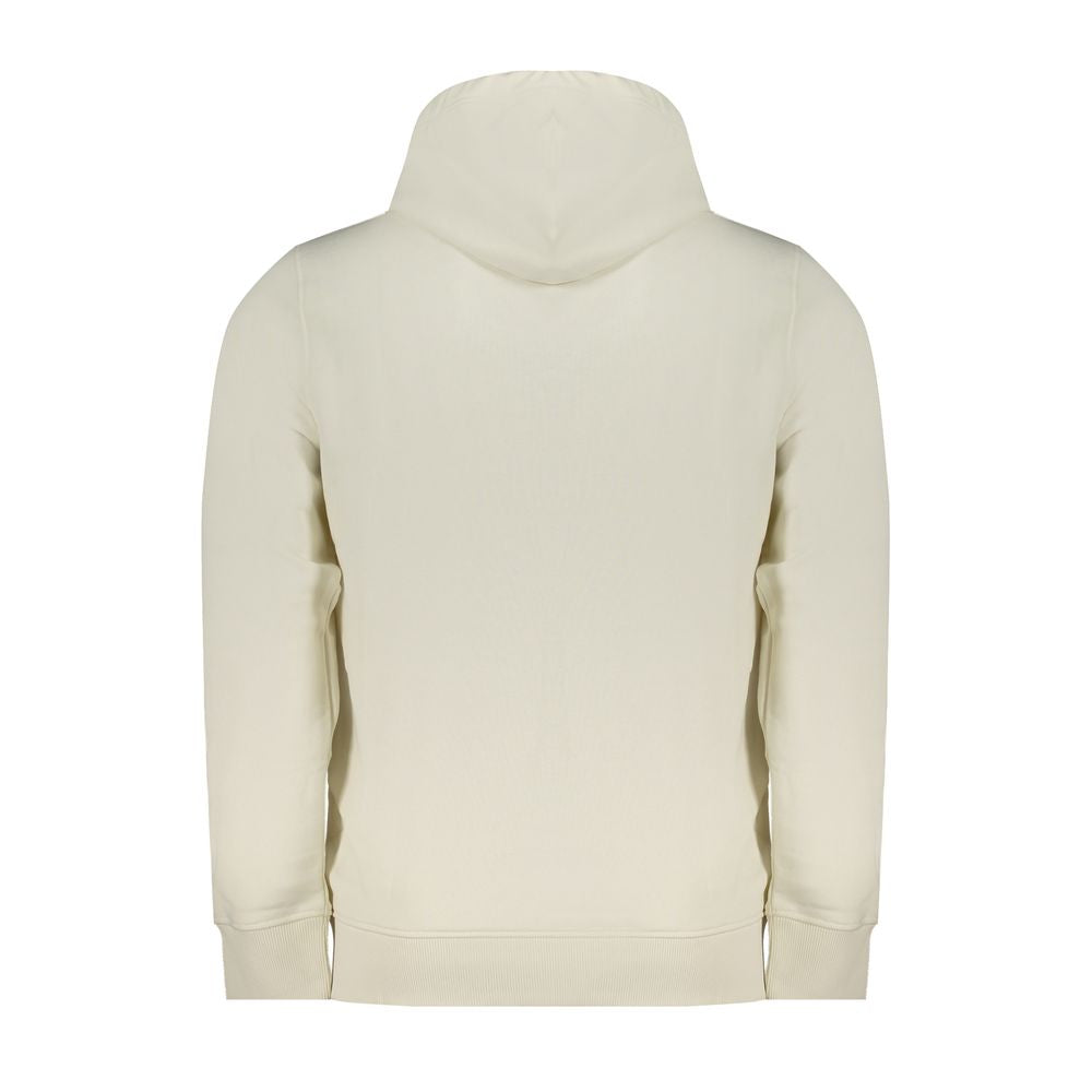 Sweat-shirt blanc à capuche