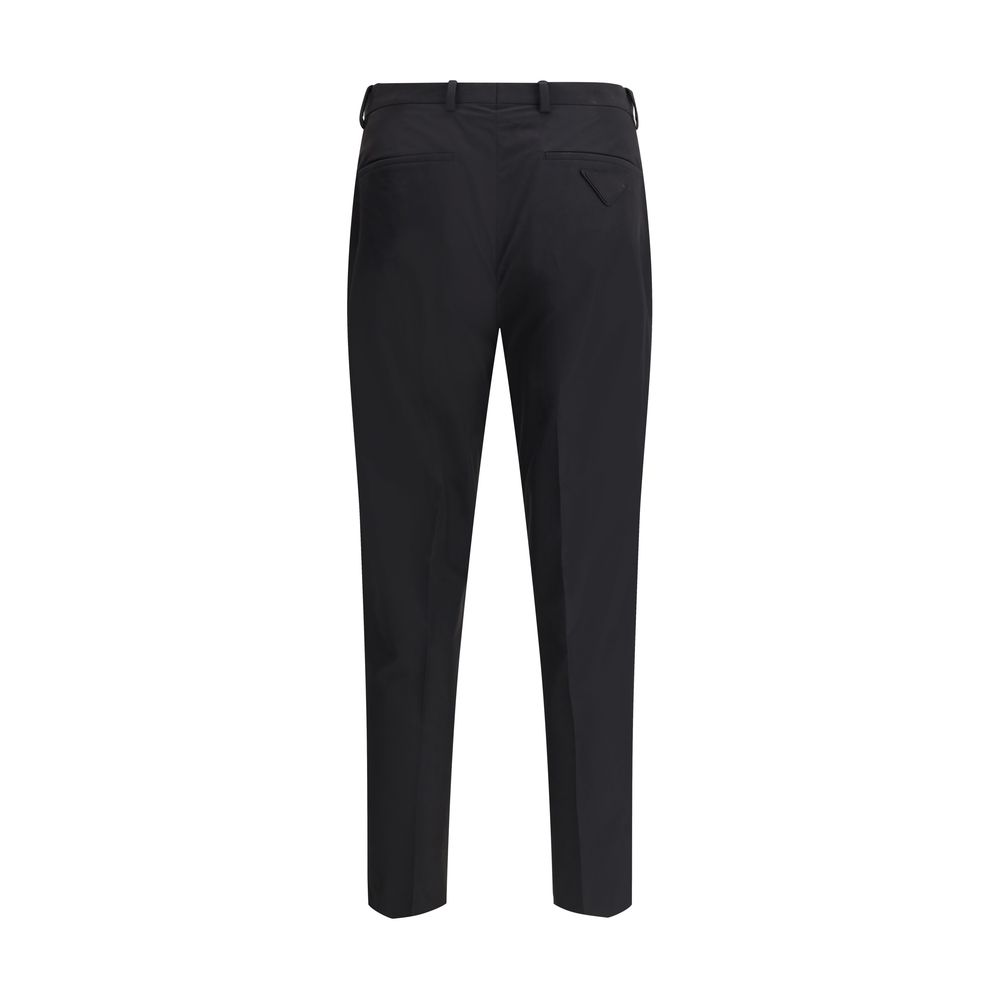 Pantalons Prada classiques noirs